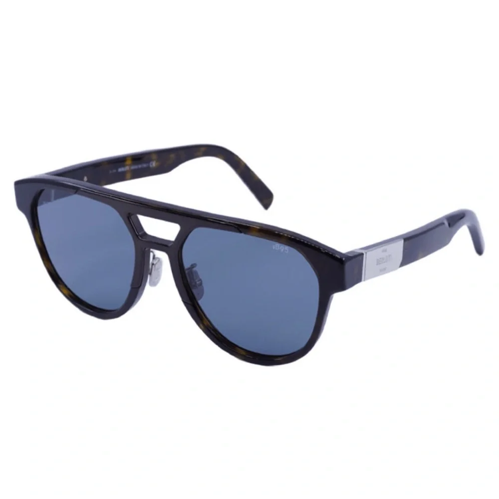 New! Berluti BL40002U 52V Sunglasses with Blue Lenses, Authentic